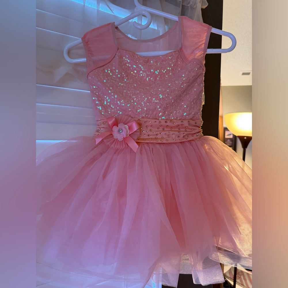 Weissman Pink/Coral Sequin Dress *Size IC*